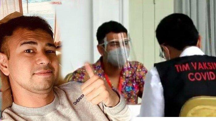 Raffi Ahmad disuntik vaksin Covid-19