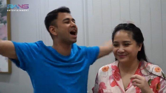 Raffi Ahmad girang Nagita Slavina mulai datang bulan, langsung ingin punya anak kembar.