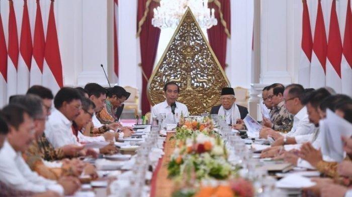 Rapat Kabinet Indonesia Maju dipimpin Presiden Joko Widodo.