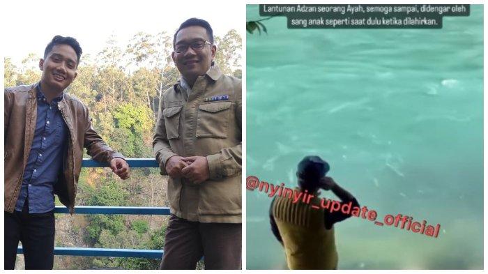Ridwan Kamil ikhlaskan Emmeril Kahn putranya dinyatakan meninggal dunia , sempat adzan di tepi sungai