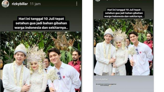 Rizky Billar kenang 1 tahun lalu momen dijuluki sadboy