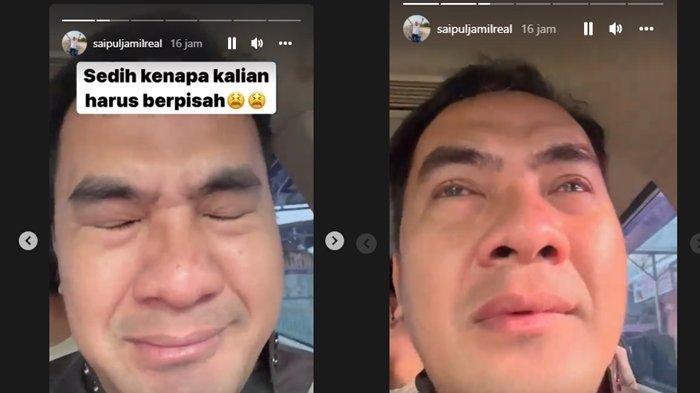 Saipul Jamil menangis tahu Dewi Perssik dan Angga Wijaya cerai