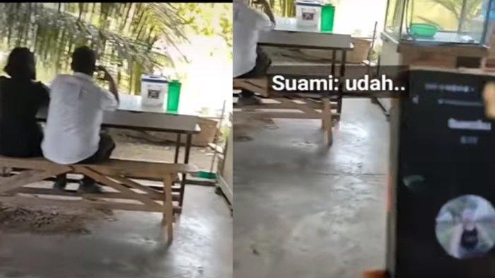 Seorang suami dipergoki istri bersama wanita lain