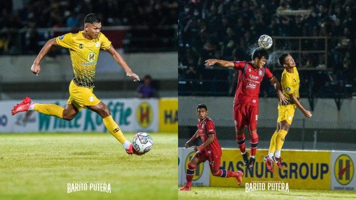 Akuad Barito Putera saat beraksi di atas lapangan.