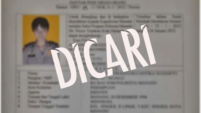 Surat DPO atas nama Briptu Christy.