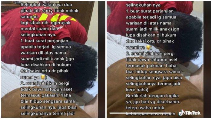 Tahu diselingkuhi, istri buat pembalasan perjanjian untuk sang suami