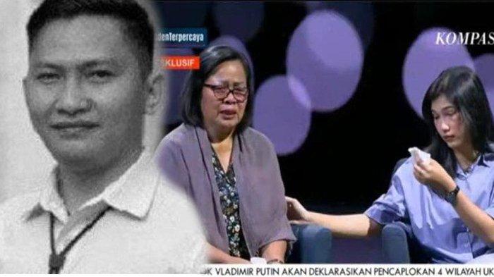 Tangis Rosti Simanjuntak ungkap pesan terakhir Brigadir J, ditemani Vera Simanjuntak.