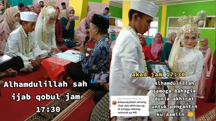 Telat 9 jam, pengantin pria akhirnya tiba, langsung akad nikah