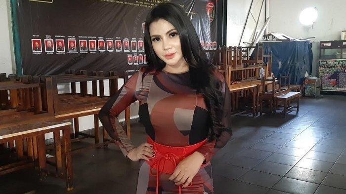 Tisya Erni ketika ditemui di kawasan Tendean, Mampang Prapatan, Jakarta Selatan, Selasa (20/4/2021).