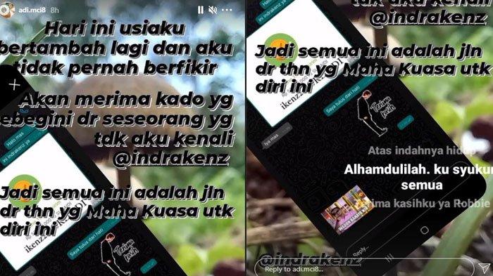 Ungkapan syukur Lord Adi, ultah dapat transferan uang Rp 50 juta