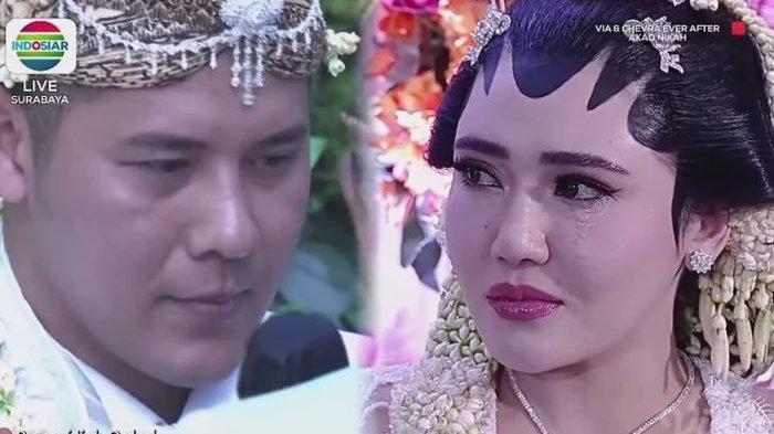 Via Vallen resmi menikah dengan Chevra Yolandi, Jumat 15 Juli 2022.