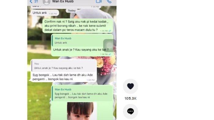 Viral wanita ajak mantan suami rujuk