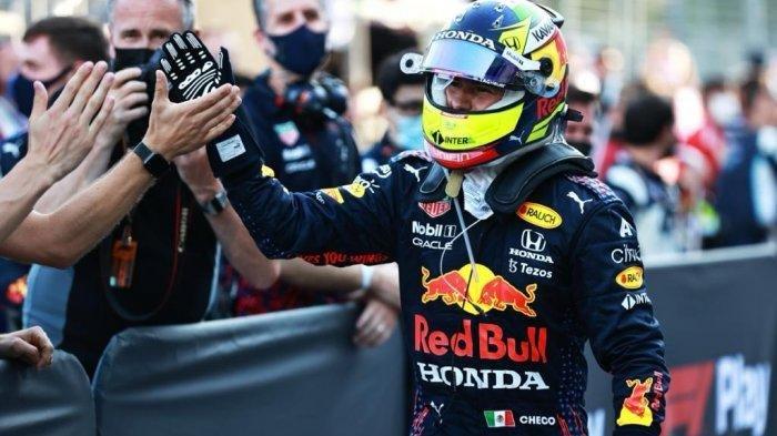 Sergio Perez dari Tim Red Bull Racing sukses di seri Balapan Formula 1 GP Azerbaijan, Minggu (6/6/2021) lalu.