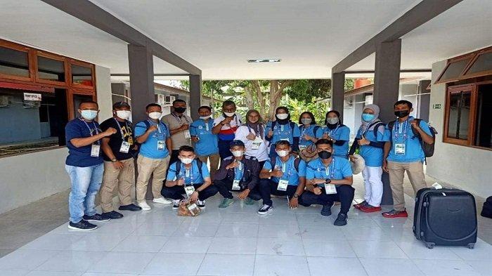 Kontingen Sepak Takraw Sumbar mendarat di Kota Jayapura, Provinsi Papua pada Sabtu (25/9/2021) pagi guna menghadapi ajang pekan olahraga nasional (PON) XX Papua 2021.