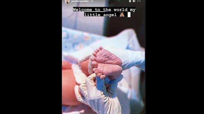 Jennifer Bachdim melahirkan anak ketiganya, Senin (1/3/2021)