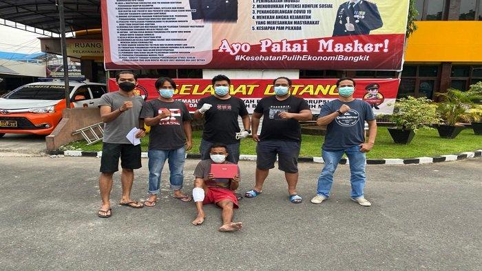 Terduga pelaku pencurian laptop serta melancarkan aksi serupa di sejumlah empat kejadian perkara (TKP) akhirnya berhasil diamankan Tim Klewang Sat Reskrim Polresta Padang.