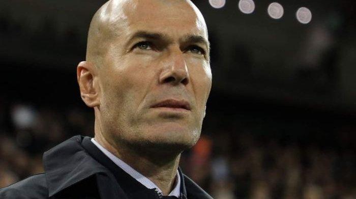 Pelatih Real Madrid, Zinedine Zidane.