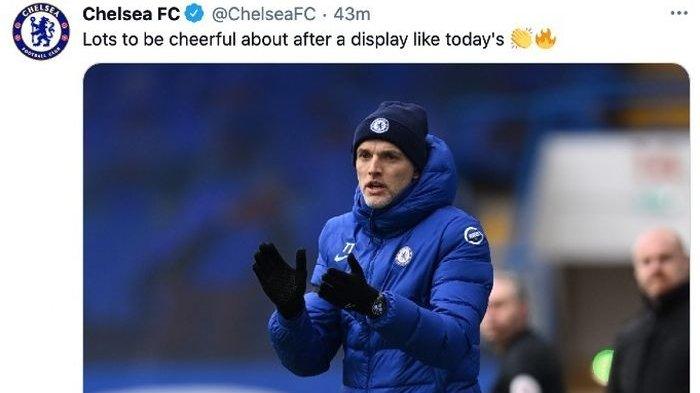 Pelatih Chelsea, Thomas Tuchel, mengatakan timnya menampilkan permainan yang lengkap saat menang melawan Burnley pada lanjutan Liga Inggris, Minggu (31/1/2021).