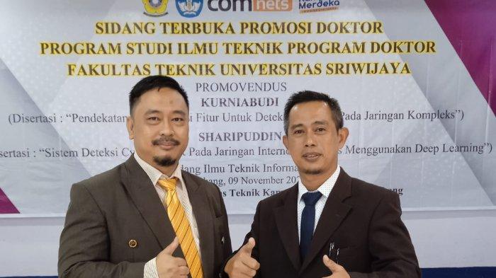 Universitas Sriwijaya Melahirkan Dua Doktor Baru di Bidang Cyber Security, Dr Kurniabudi dan Dr Sharipuddin
