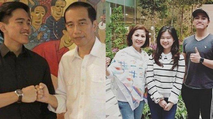 Kaesang, Jokowi, Felicia Tissue dan ibunya