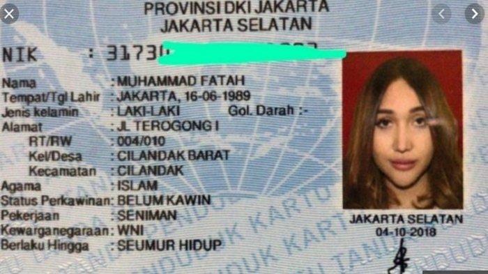 KTP Lucinta Luna terungkap jenis kelamin pria