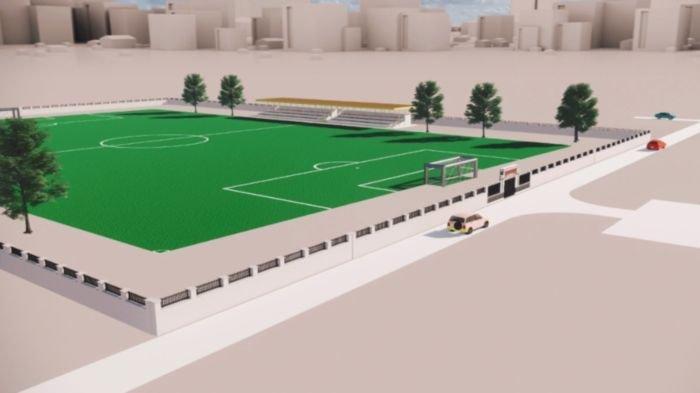 Master Plan Lapangan Sepak Bola Saringan Muaraenim