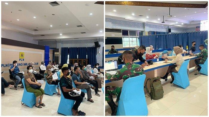 PLN UIW S2JB bekerjasama dengan RS AK Gani, kegiatan vaksinasi terhadap pegawai, tenga alih daya, dan keluarga PLN dengan tenaga kesehatan dari TNI AD, di RS AK Gani, Senin (13/9/2021).