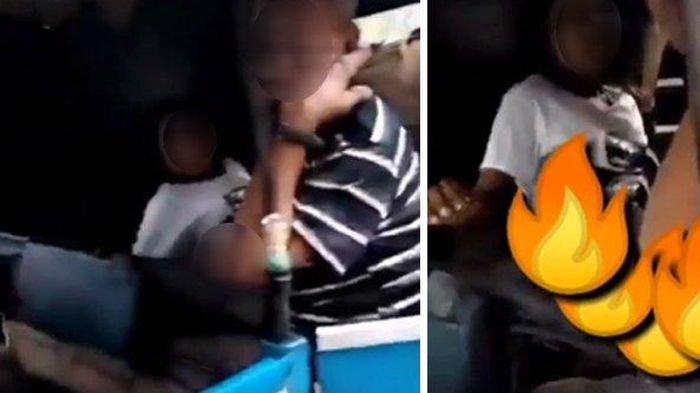 Video kakek diduga mesum di bajaj dengan wanita muda