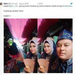 Viral Momen Resepsi Nikah Mendadak Listrik Padam, Reaksi Netizen Kocak, Sebut Doa Mantan Terkabul