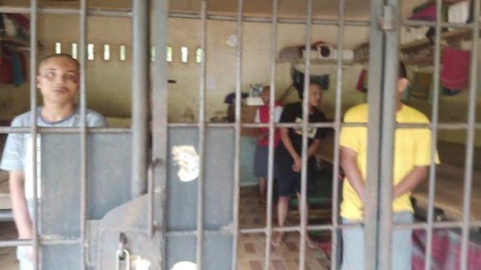 Kondisi penjara yang berada di dalam rumah Bupati Langkat Terbit Rencana, Desa Raja Tengah, Kecamatan Kuala.