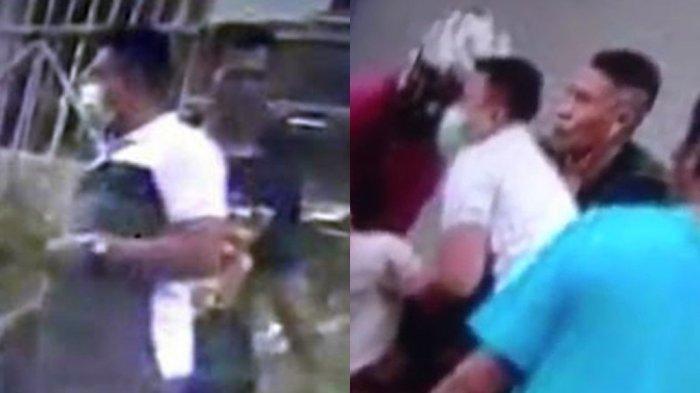 Penampakan tiga orang yang diduga membuang tubuh Handi dan Salsabila setelah kecelakaan di Nagreg belum lama ini.