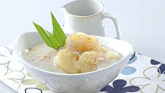 Singkong saus durian