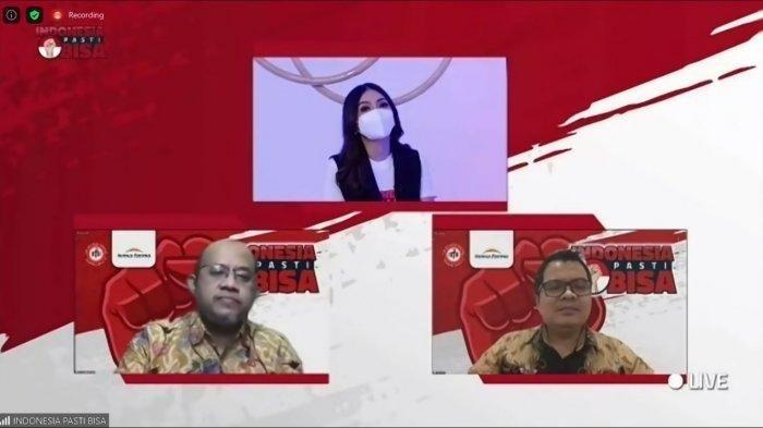Webinar “Petunjuk Isoman, Konsumsi Obat, Vitamin, dan Makanan Sehat Bagi Pasien Covid-19” yang diselenggarakan Gerakan #Indonesiapastibisa, Rabu, 28 Juli 2021.