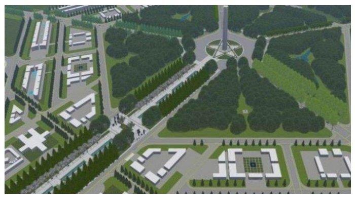 Desain Kawasan inti pusat pemerintahan ibu kota negara