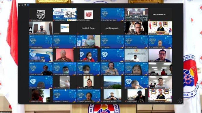 Suasana launching portal berita Tribun-Papua.com