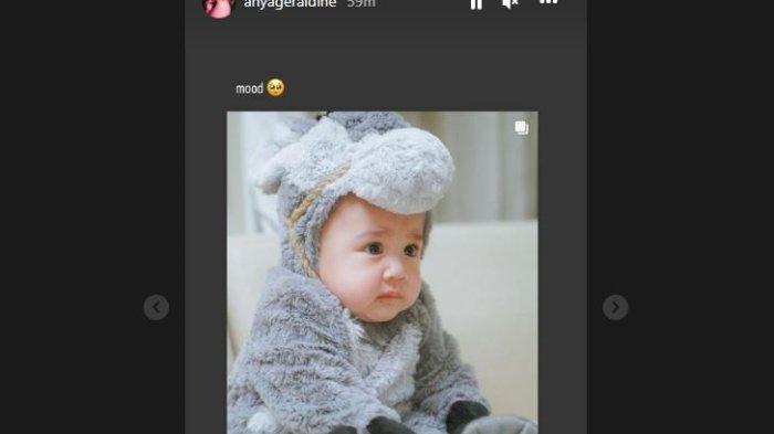 Anya Geraldine mengunggah foto Rayyanza anak Raffi Ahmad dan Nagita Slavina