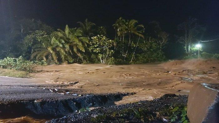 Banjir di Kabupaten 50 Kota, Sumbar, Kamis (29/4/2021)