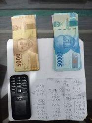 Barang bukti judi togel saat diamankan di Mapolres Pelalawan, Jumat (8/1/2021).