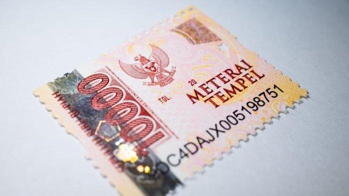 Wajah baru meterai Rp 10 Ribu.