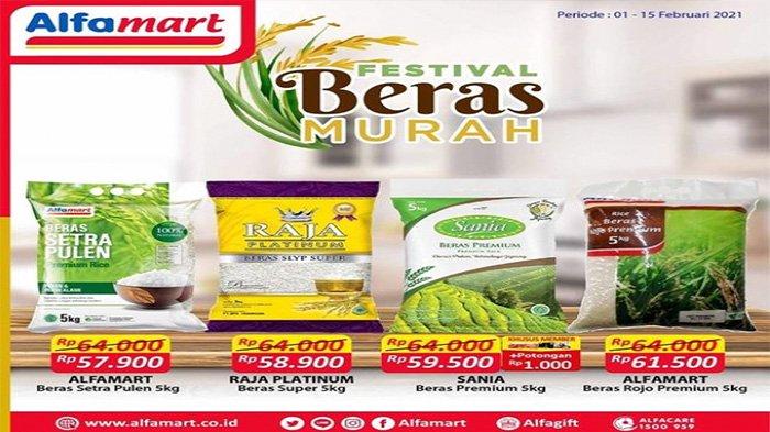 Festival Beras Murah dari Promo Alfamart.