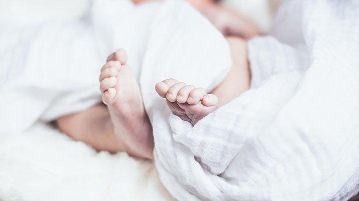 ilustrasi bayi dalam kain