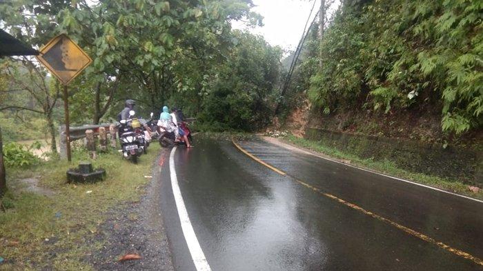 Longsor di Rantau Barangin, Jalan Lintas Riau-Sumbar Putus Total, Ini Penampakannya
