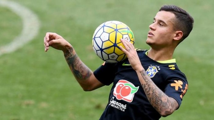 Pemain tim nasional Brasil yang juga bermain untuk Barcelona, Philippe Coutinho