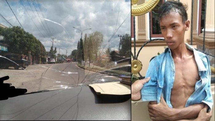 pemuda mabuk lem di Palembang merasa jadi spiderman