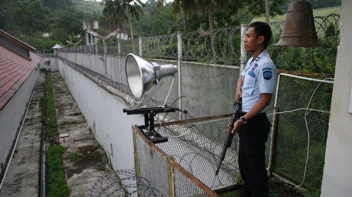 Penjagaan di Lapas Nusakambangan.
