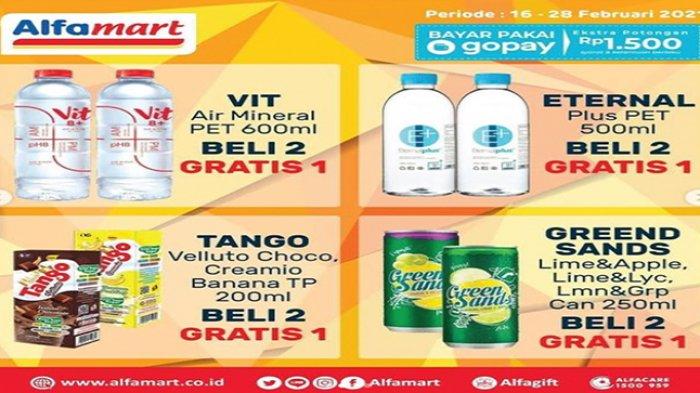 Promo Alfamart hari ini, promo harga spesial minuman dalam kemasan.