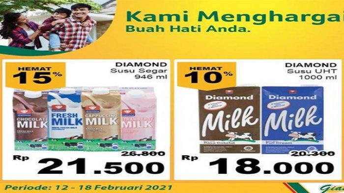 Promo Giant Produk Susu UHT.