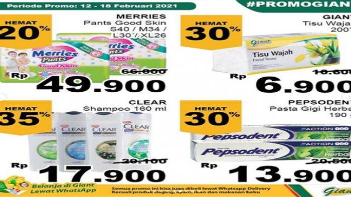 Promo Giant ragam kebutuhan kamar mandi anda.