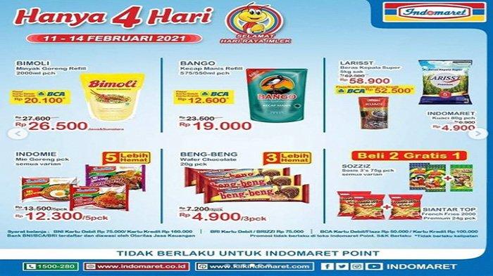 Promo Indomaret Hari Ini, harga minyak goreng murah, beras murah.