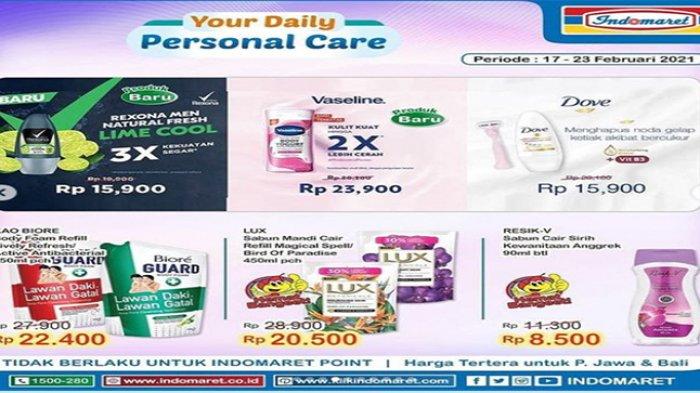 Promo Indomaret Hari ini, harga miring kebutuhan rumah tangga.